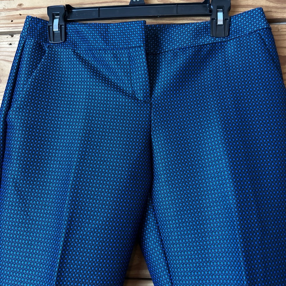 Express Navy Patterned Pants - Picture 3 of 8